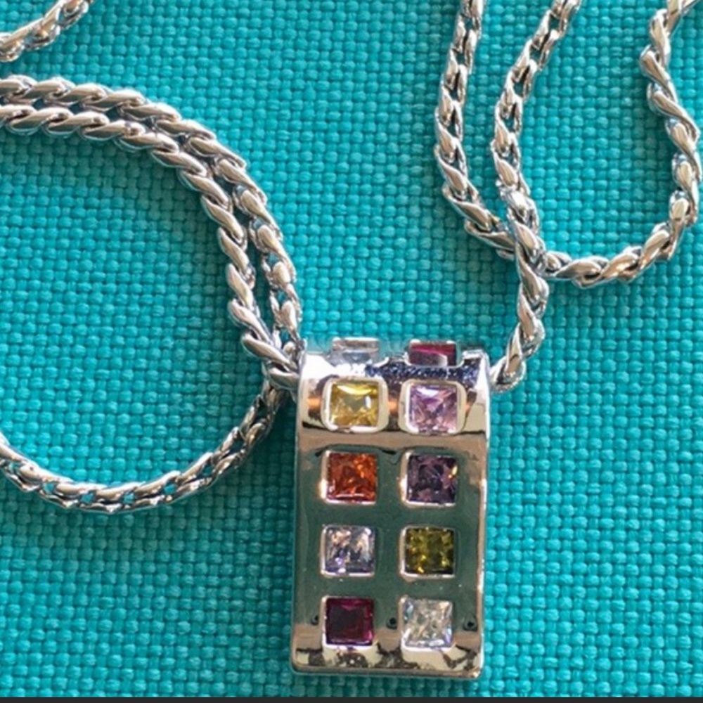10 Stone Necklace NWOT